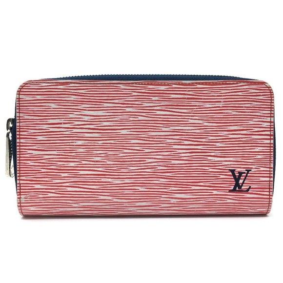 LOUIS VUITTON Accessories - LOUIS VUITTON M64078 Epi Denim Zippy Wallet, Round Zip Long Leather, Women's,...